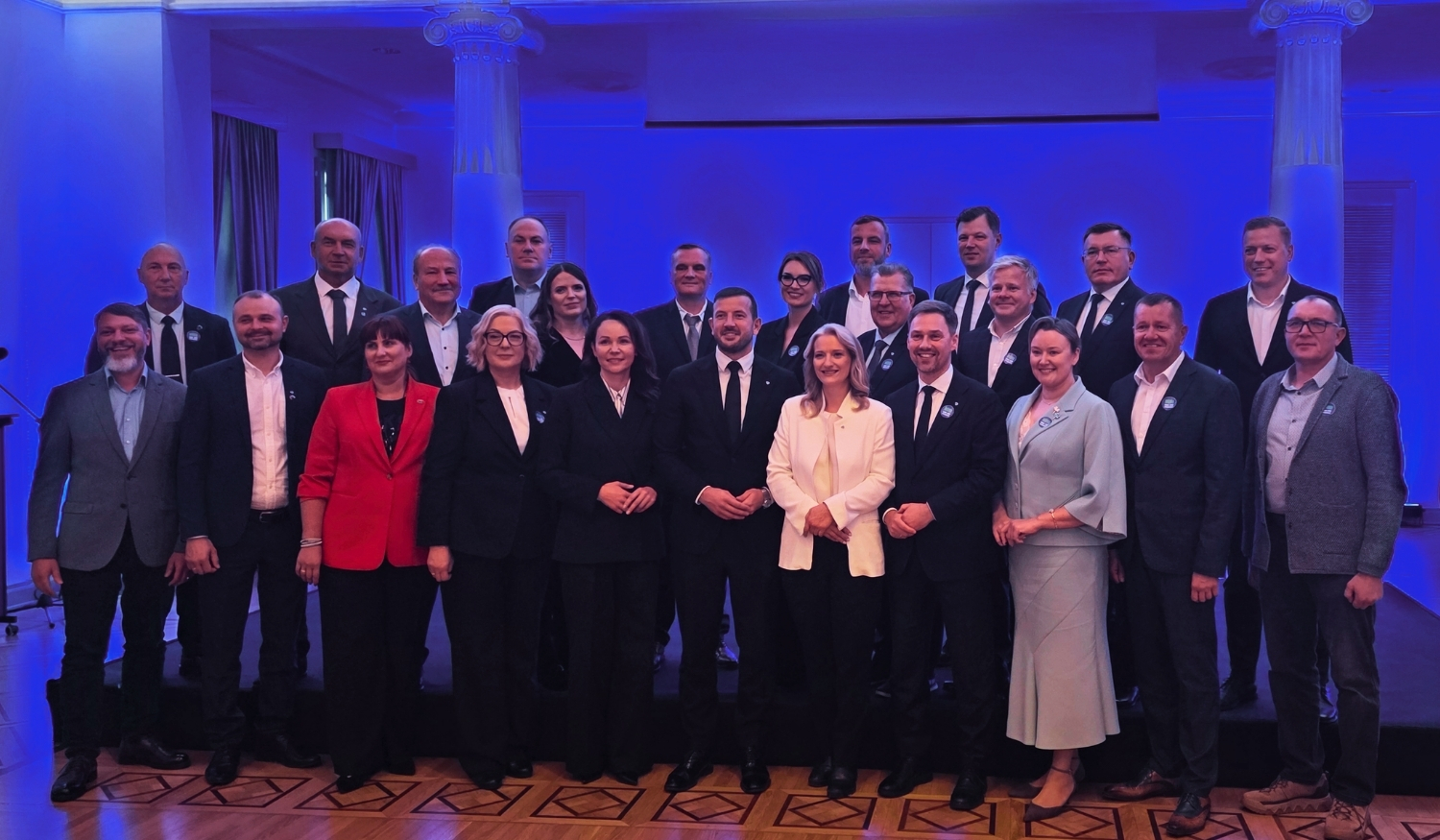 Vilniuje vykusiame susitikime „Regionų lyderiai 2027“ patvirtinti partijos kandidatai į savivaldybių merus.
